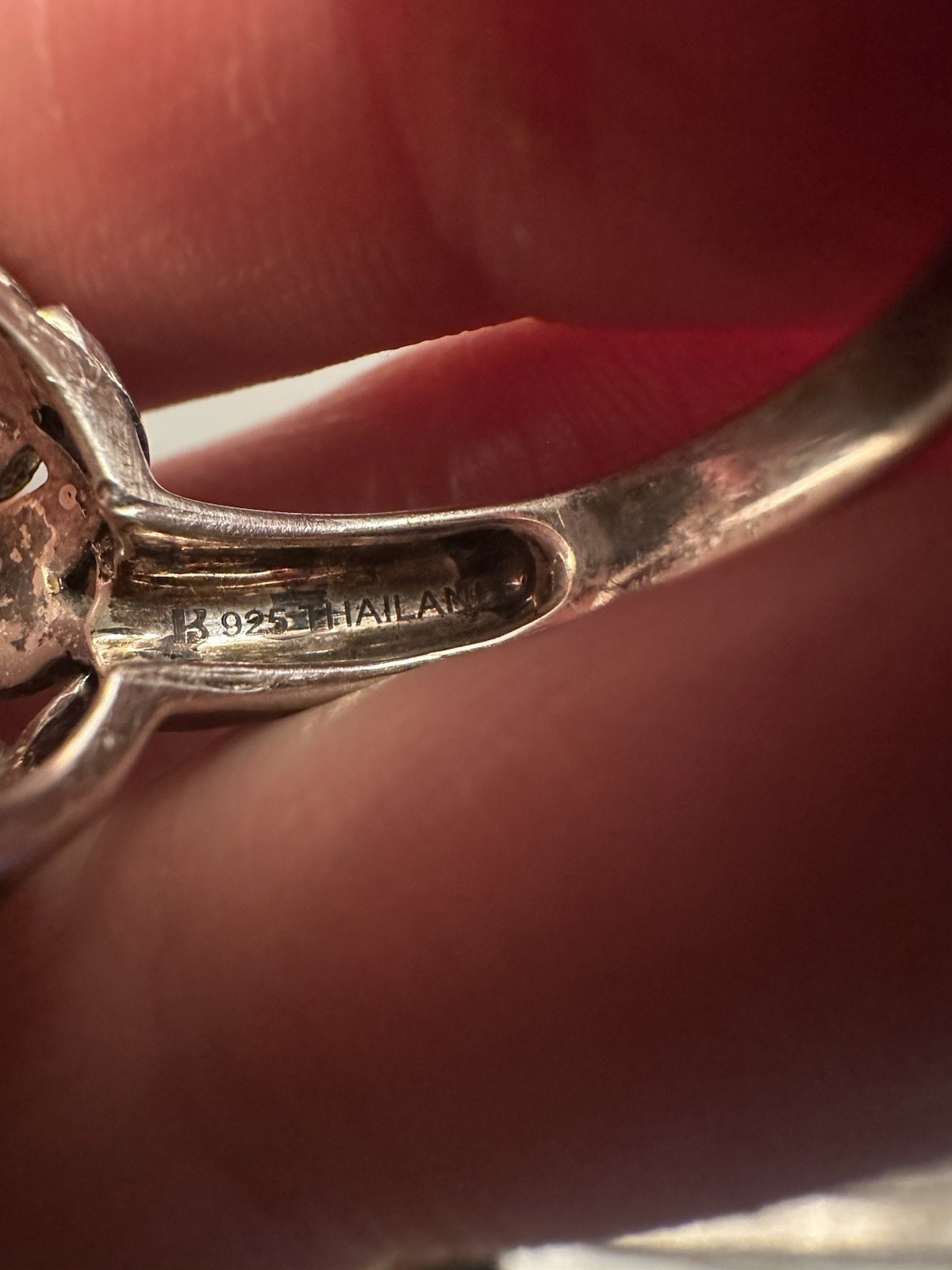 Large Statement Square Rose Quartz Marcasite 925 … - image 14