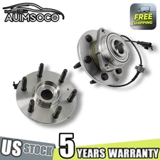 For 2007-2013 2014 Chevrolet Suburban 1500 Pair Front Wheel Hub & Bearing Assy