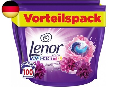 Lenor Waschmittel Pods, 100 Waschladungen, Blütentraum, Colorwaschmittel,