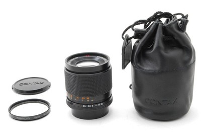[Top MINT w/case]Contax Carl Zeiss Sonnar T* 100mm f/3.5 Lens AEJ C/Y From JAPAN