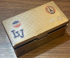 Coffret boîte à bijoux coffre malle LOUIS VUITTON Malletier métal occasion