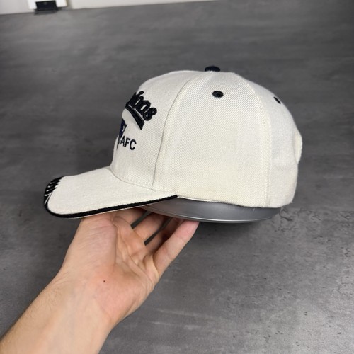 Vintage New England Patriots Hat White Black 2003 AFC Super Bowl Football Cap - Picture 3 of 7