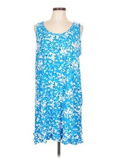 Draper James Women Blue Casual Dress L