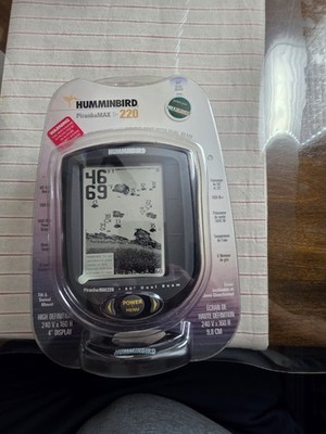 Humminbird PiranhaMAX 220 Fishfinder w/ Transducer, 4in, 600ft
