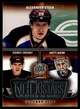2014-15 Upper Deck MVP NHL 3 Stars Player of the Month Alexander Steen/Sidney