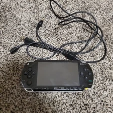 Sony PSP-1001 Black Handled Console Tested And Working, Console + Charger 