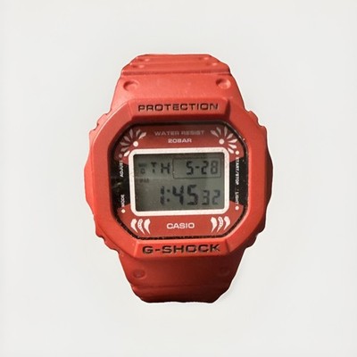 CASIO G-SHOCK THE BLACK EYE PATCH DW-5600DA-4JR Daruma Men's Digital Japan