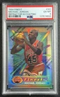 MICHAEL JORDAN PSA 6 1994-95 TOPPS FINEST #331 REFRACTOR WITH COATING BULLS 4693