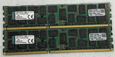 Kingston 32GB Total 16GB 1x16GB 1333 MHz PC3-10600 DDR3 Server KTH-PL313LV/16G