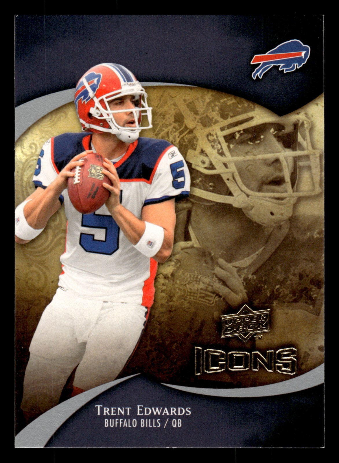 Trent Edwards 2009 Upper Deck Icons #46 Buffalo Bills