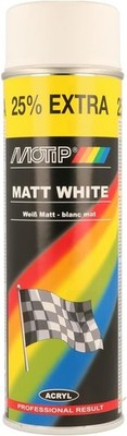 Motip M04002 Aerosol Spray Paint, 500 ml Matt White
