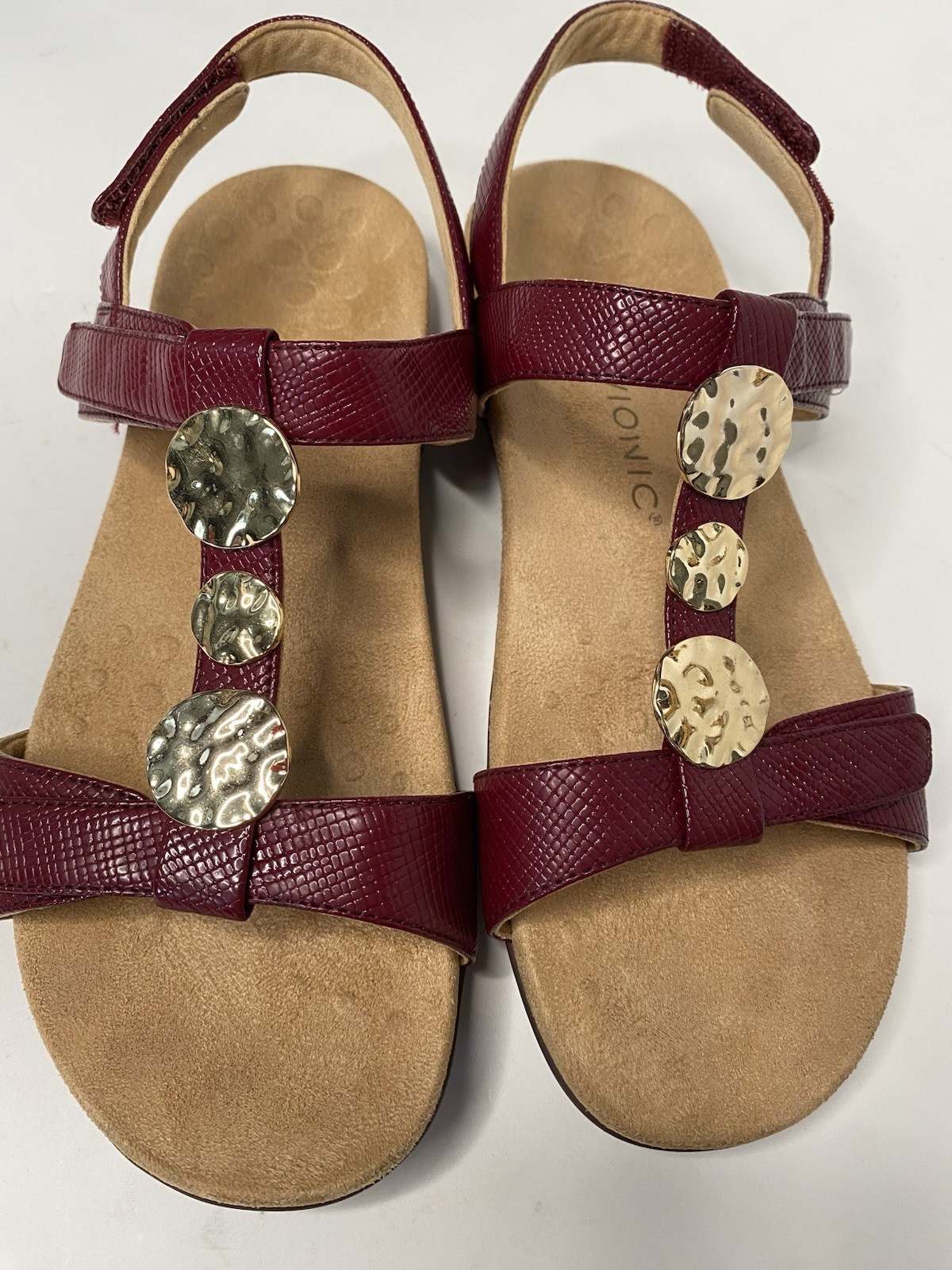 Vionic  Burgundy Adjustable Arch Support Comfort … - image 2