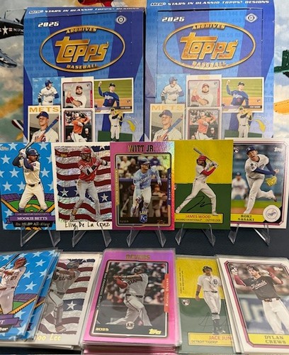 2025 Topps Archives INSERTS & PINK PARALLELS - U Pick and Complete Your Set!