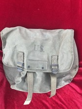 US ARMY MUSETTE BAG MESSENGER BAG WW2 Era W W II Duffel Satchel Military