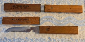 Vintage Floating Fish Knife & Kreinik Molls Mobile Service Sanborn MN