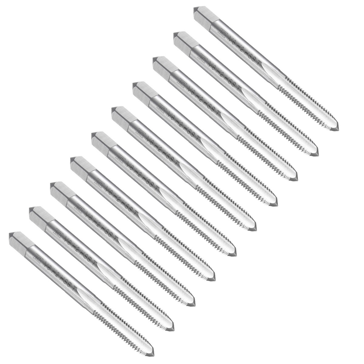 Amazon | Drill America DWT Series Qualtech High-Speed Steel Hand Threading  Tap, Uncoated (Bright) Finish, Boxonly タップアンドダイセット メトリック M18x2.5、HSS (高速度鋼) チタンメッキマシン ストレートフルートねじ