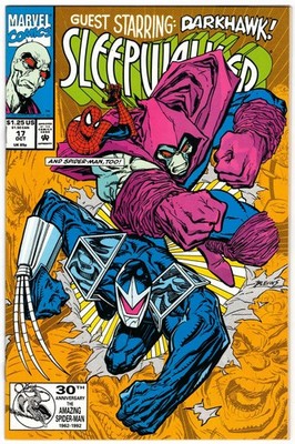 Sleepwalker 17, Marvel 1992, Darkhawk, Spider-Man