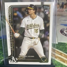 2025 Topps Update Series - Rookie Debut Nick Kurtz #US197 (RC) Oakland Athletics