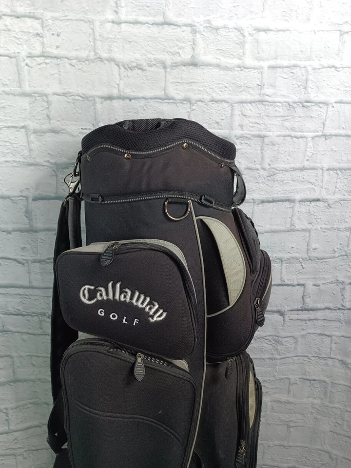 Callaway Golf Cart Bag 14-Way Divider Black White Lightweight - Image 3 of 4