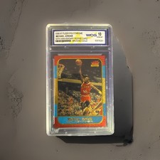 1996-97 Fleer Polychrome Michael Jordan 10th Anniversary Brushed Gold RC WCG 10