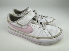 Nike Court Legacy White Pink Foam Saseme Size 13.5C Kids Sneaker DA5381-115