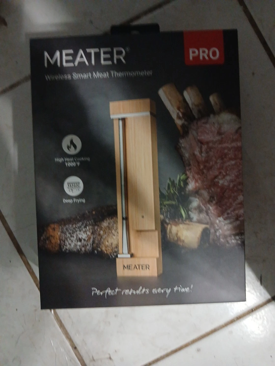 MEATER Pro Smart Wireless Meat Thermometer 1000°F Long Range BBQ SEALED NEW
Opens in a new window or