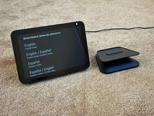 Amazon Echo Show 8 (2nd Gen) Smart Display - Charcoal with Adjustable Stand
