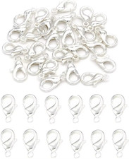 100Pcs Lot Metal Lobster Clasps for Bracelets Necklaces Hooks Chain Closure Acce
