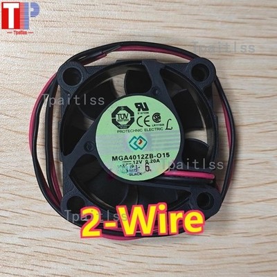  2-Wire 1 Pc. New MGA4012ZB-O15 Cooling Fan 4015 DC12V 0.20A 4CM 2Pin Neu