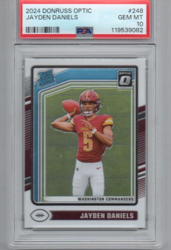 2024 Donruss Optic Rated Rookie Jayden Daniels #248 PSA 10