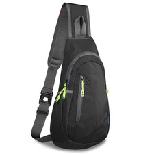 Small Sling Bag Lightweight Crossbody Bag for Women Men Hiking Backpack Trave...