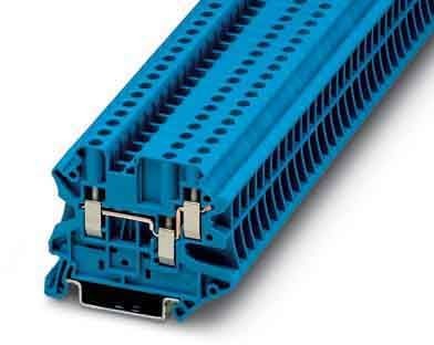 Phoenix Contact UT 4-TWIN BU Durchgangsreihenklemme 0,14-6mm² blau