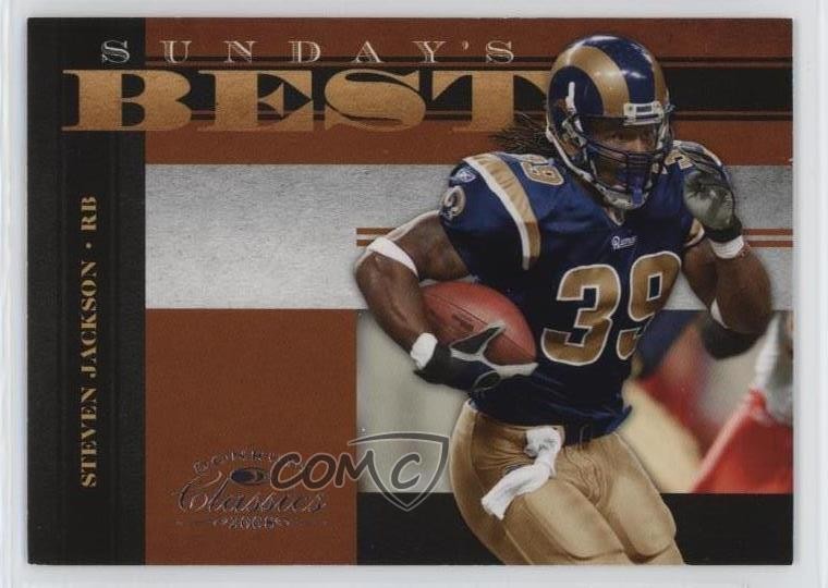 2008 Donruss Classics Sunday's Best 957/1000 Steven Jackson #SB-30 9bp