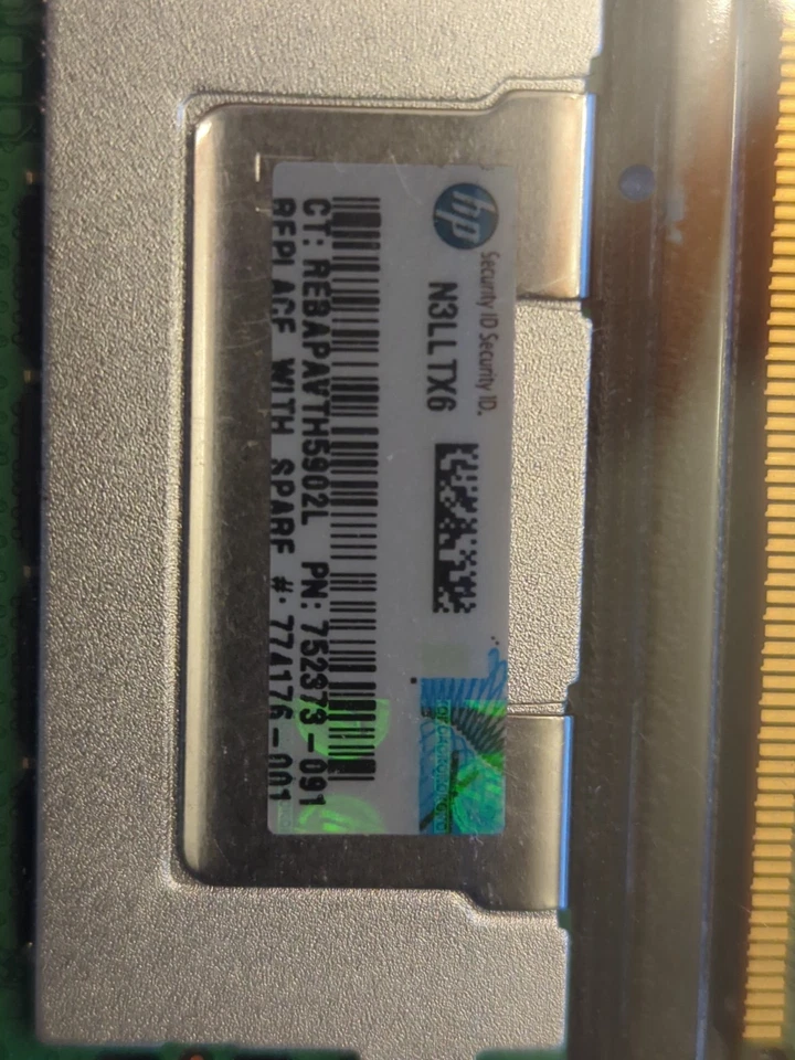 Memoria de servidor registrada ECC 256 GB (64 GB X 4) PC-4-2133 Foto 3 de 4