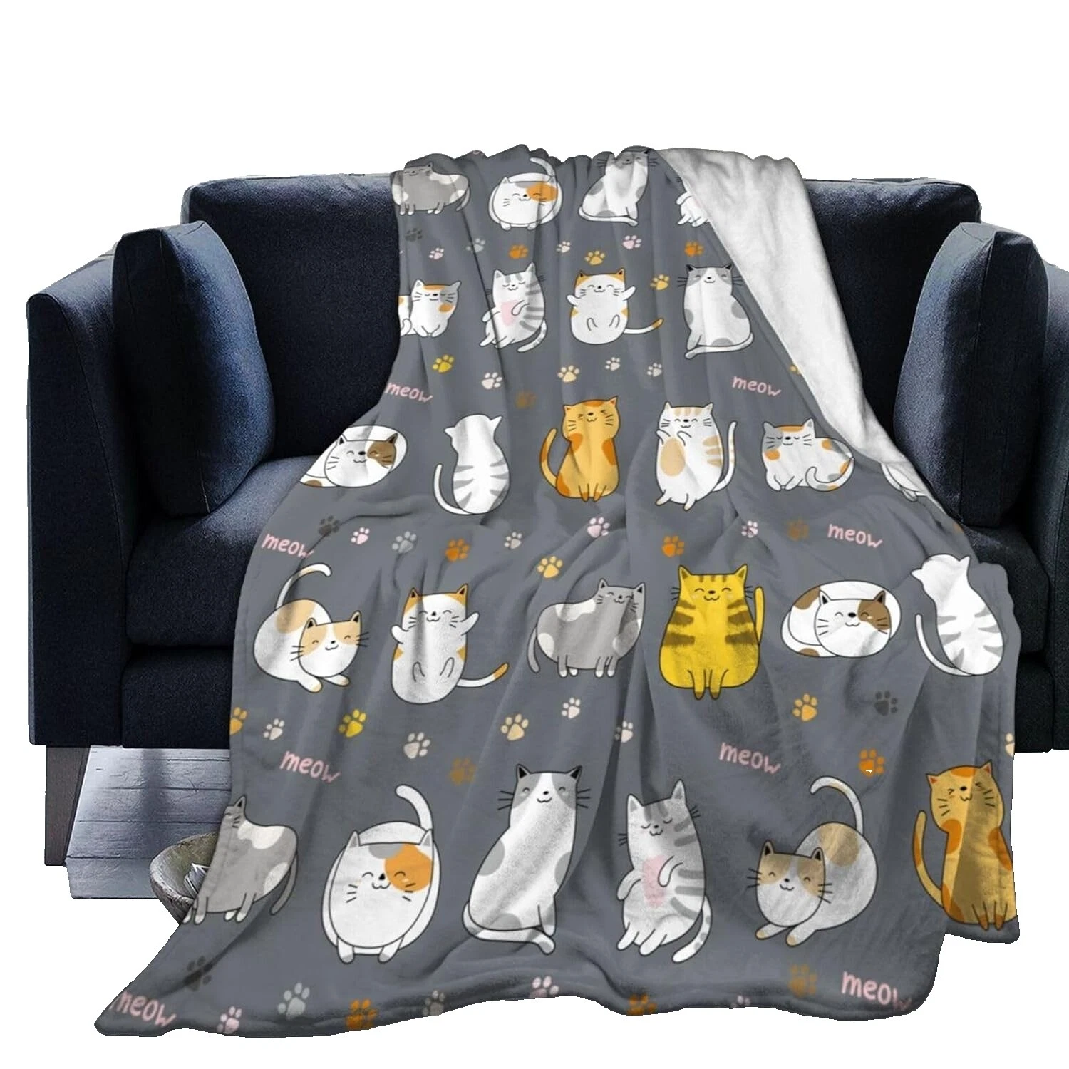 Cobijas y mantas de poliéster abstracto Animales