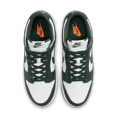 SCARPE NIKE DUNK LOW RETRO MICHIGAN STATE DD1391 101 BIANCO VERDE ORIGINALI - Foto 6 di 6