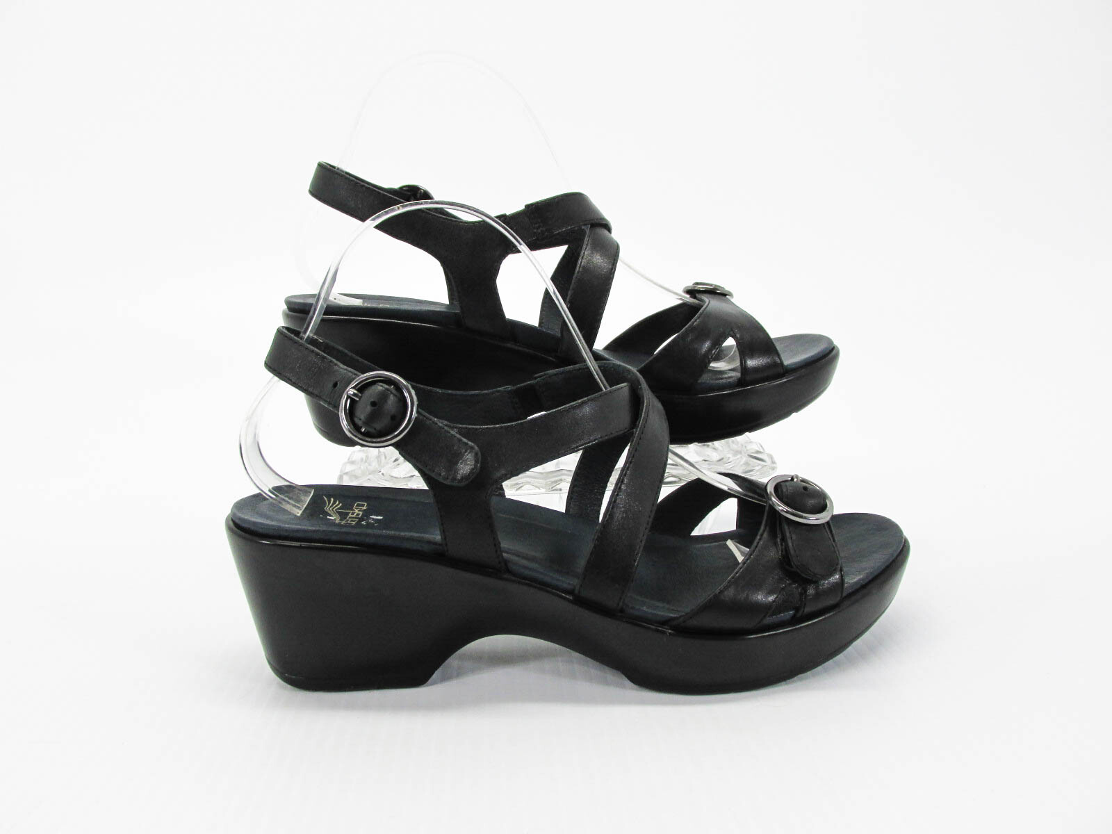 dansko black sandal
