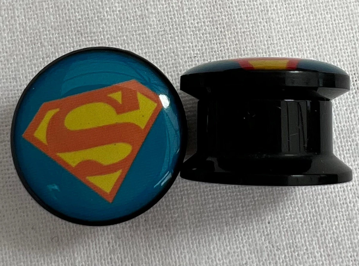 Superman ear gauges sale