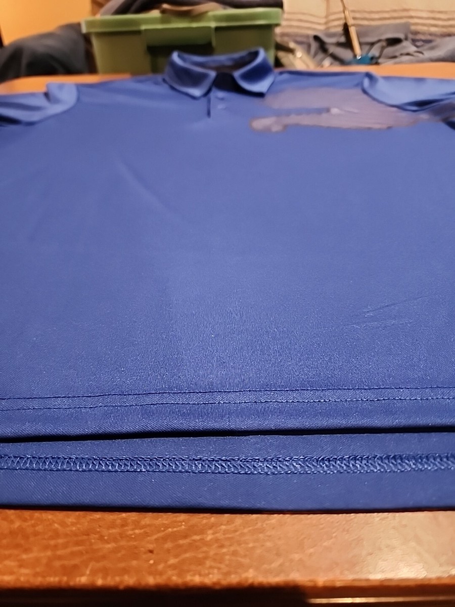 PUMA DRYCELL上下　XL Puma Dry Cell Men's XL S/S Blue/Black Yellow Puma Graphic Polo