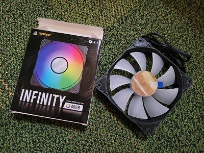 Antec Infinity ARGB White Black Sleeve Bearing 120mm