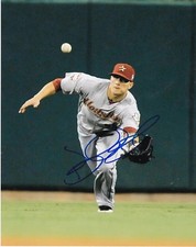 BRANDON BARNES   HOUSTON ASTROS   ACTION SIGNED 8x10
