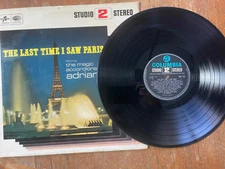 Magic Accordians Of Adriano - The Last Time I Saw Paris LP Vinyl UK Import VG