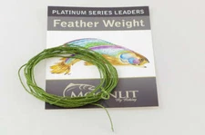 Platinum Featherweight Furled Leader Dry Fly Fishing Leader Free Shipping