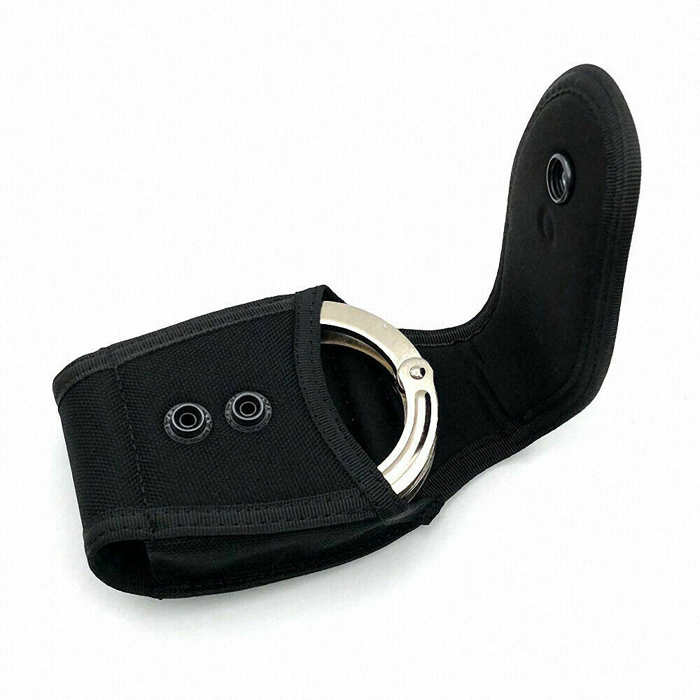 Nylon Handcuff Case - Open Top Quick Release Cuff Holder For Duty Belt