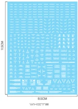 Delpi Decal MG 1:100 | Multi Use / Caution Marking Water Slide Decal