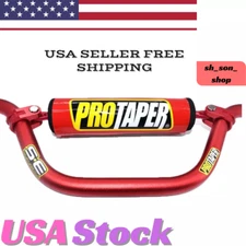 RED-Protaper SE 7/8" 22mm KLX110 DRZ110 Handlebars Dirt Bike Handle Bar (USA)