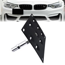 Front Tow Hook License Plate Holder Relocator For Bmw 328i 335i 428i 435i 530i