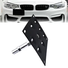 Front Tow Hook License Plate Holder Relocator for BMW 328i 335i 428i 435i 530i