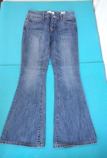 NWT Old Navy Girls Junior Girlfriend Classic Rise Flare Jeans Adj Waist 12 Plus