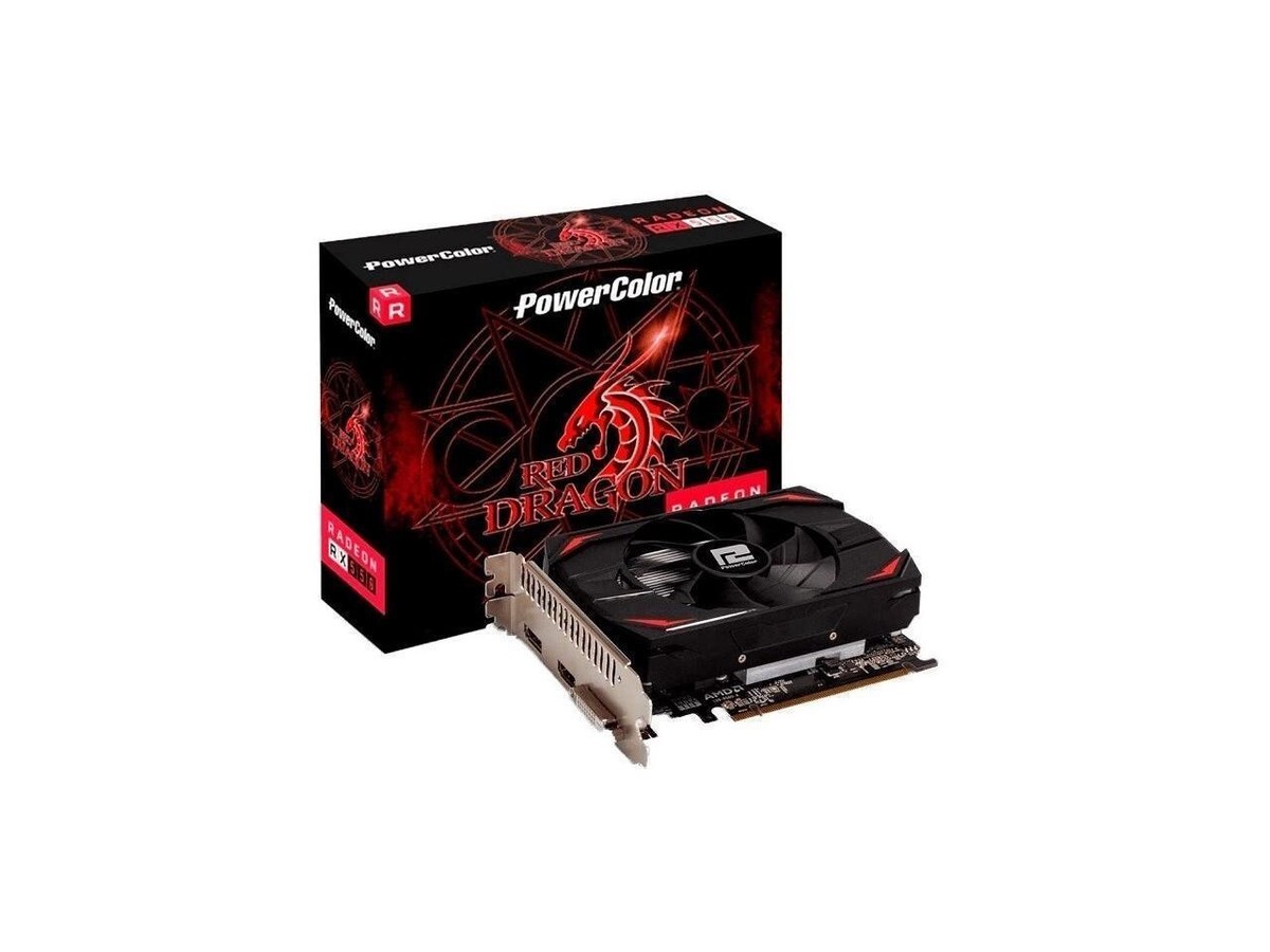 Graphics Card Powercolor Rx 550 4gb PowerColor Red Dragon AMD